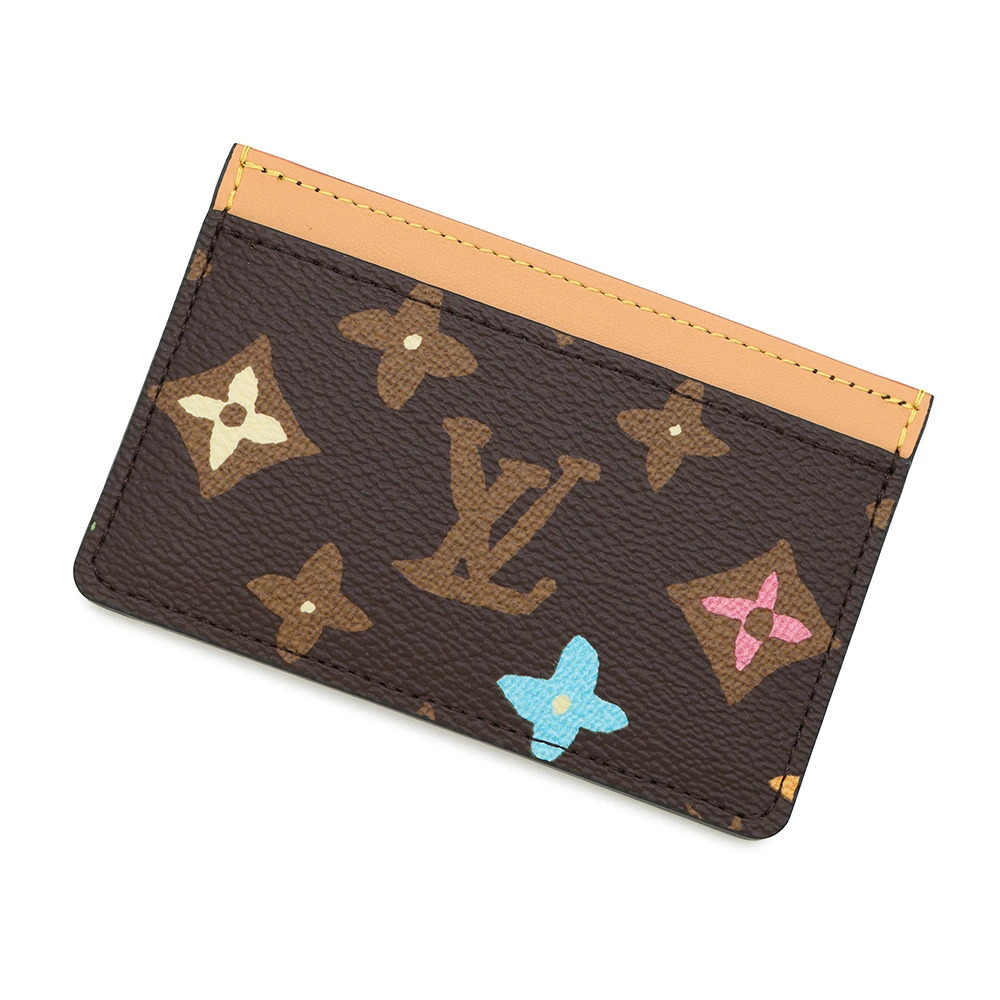Louis Vuitton Monogram Craggy Card Case Wallet Porte Carte New